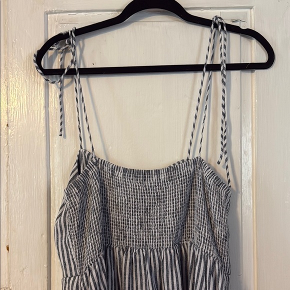 Old Navy Striped Blue and White Dress - Picture 4 of 4